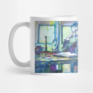 THOMAS MANN watercolor portrait .3 Mug